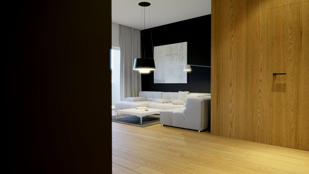 Projekt eleganckiego apartamentu Kraków Dębniki 07