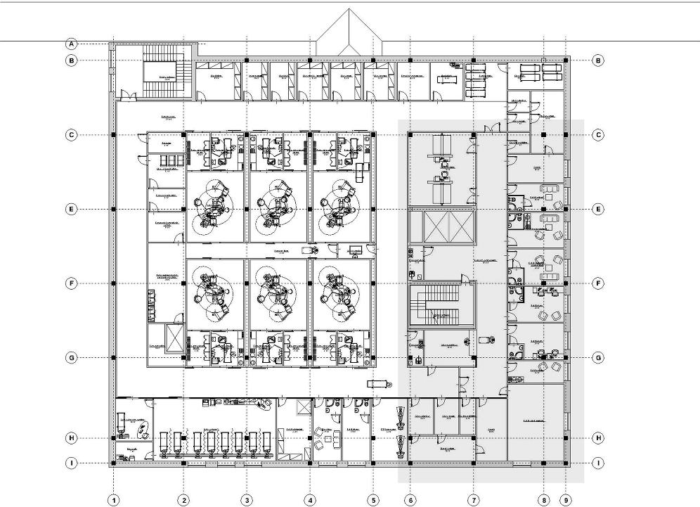 Projekt architektoniczny rozbudowy szpitala